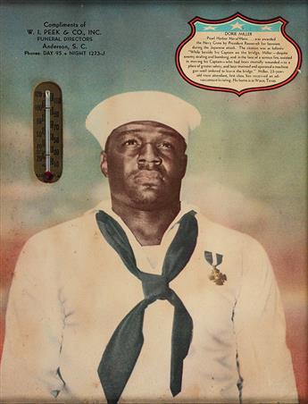 (MILITARY--WORLD WAR TWO.) Dorie Miller, Pearl Harbor Naval Hero.